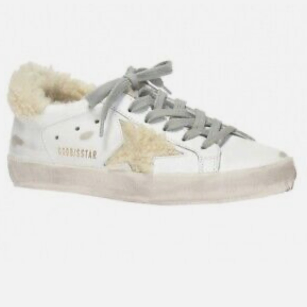 Authentic Golden Goose Shearling Lined Sneakers